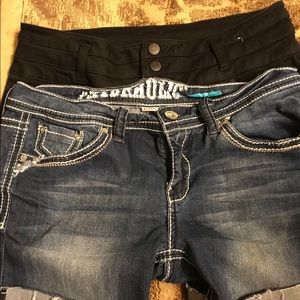 2 pair shorts hydraulic& blue spice